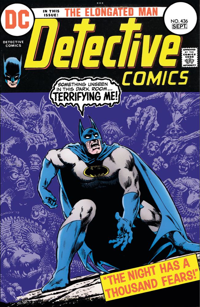 Batman cries out, trapped in a room of horrors.