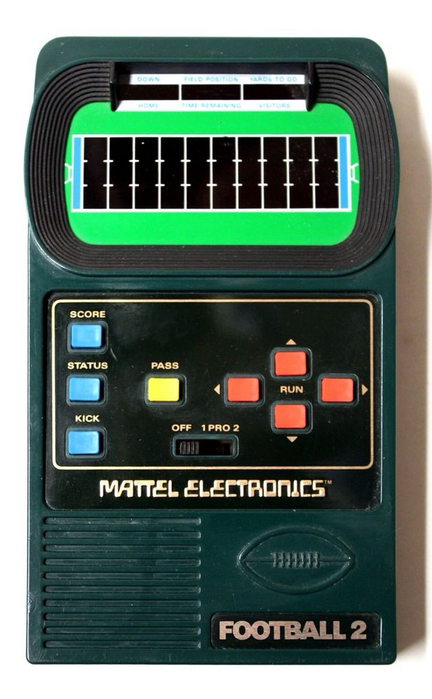 Mattel Electronics Football 2, c. late 1970s.