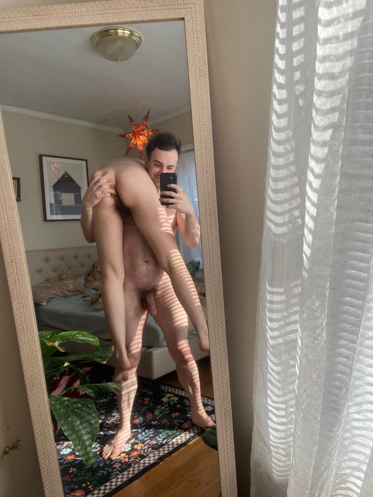 Grabbing his ass hard 😈