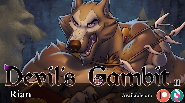 Ranzkai, the Devil's of Rannai, clawing his way against content restrictions. Also Devil's Gambit #11 new cover image.