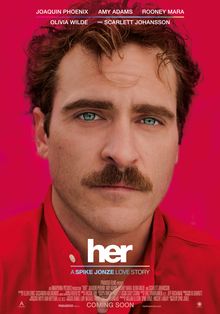 Movie poster for the Spike Jonze movie, Her