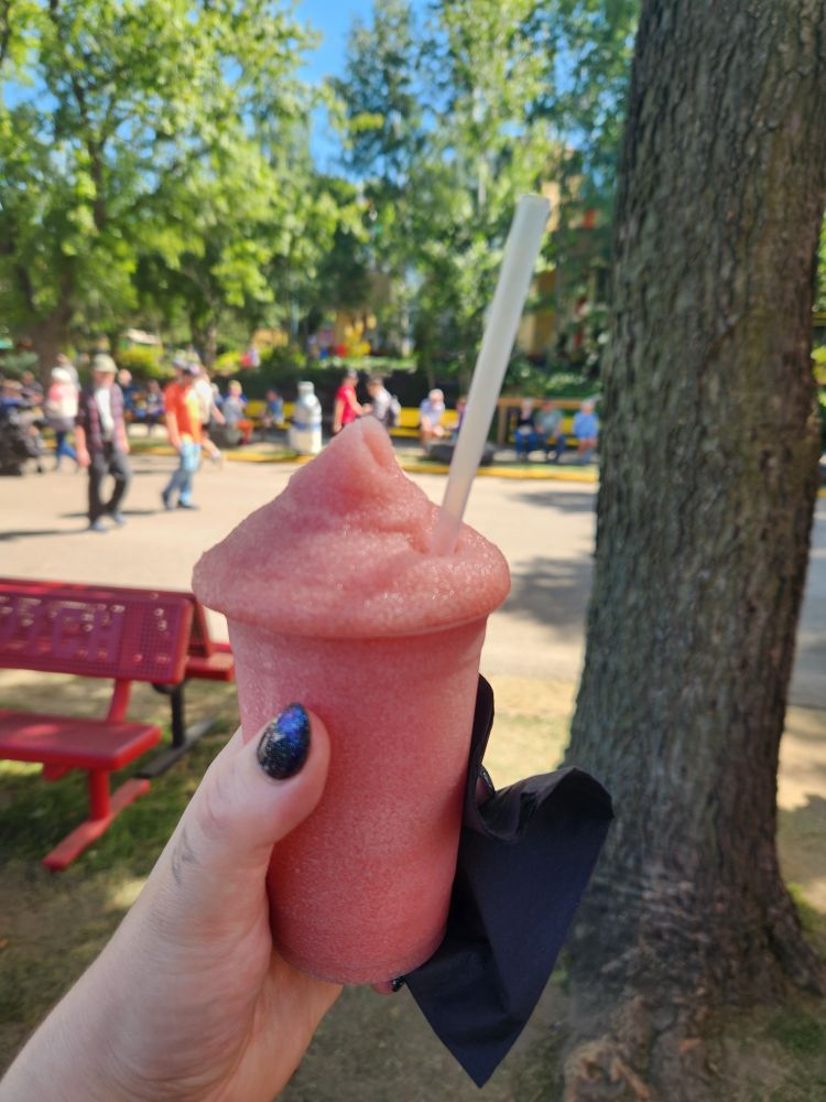 Blackberry Lemonade Wine Slushie