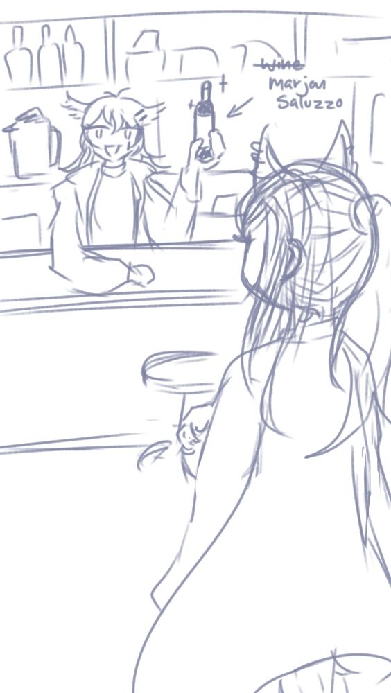 quick sketch for Lappland and Texas of Arknights.

from Lappland the Decadenza files, based on archive file 2 (parody)