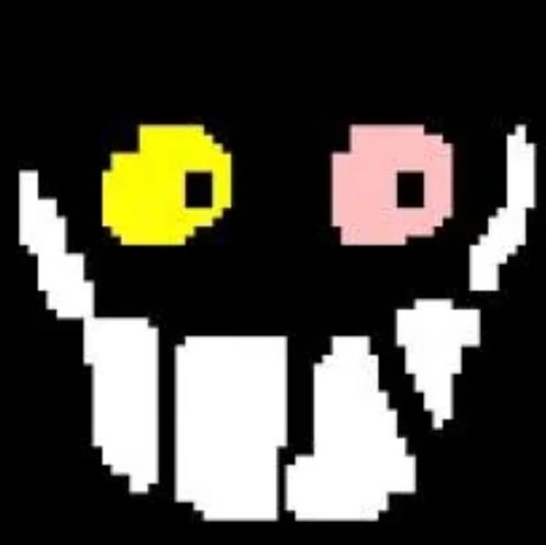 Image of friend. A smiling face with 2 different colored eyes