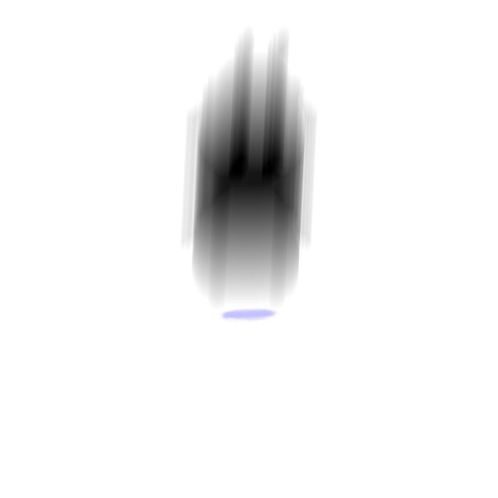 Rotund Mothman jumps away like a blur to flee the scene, a compliment and dash moment the crytpid is gone but not from our hearts.