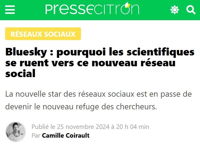 Bluesky : pourquoi les scientifiques se ruent vers ce nouveau réseau social
La nouvelle star des réseaux sociaux est en passe de devenir le nouveau refuge des chercheurs