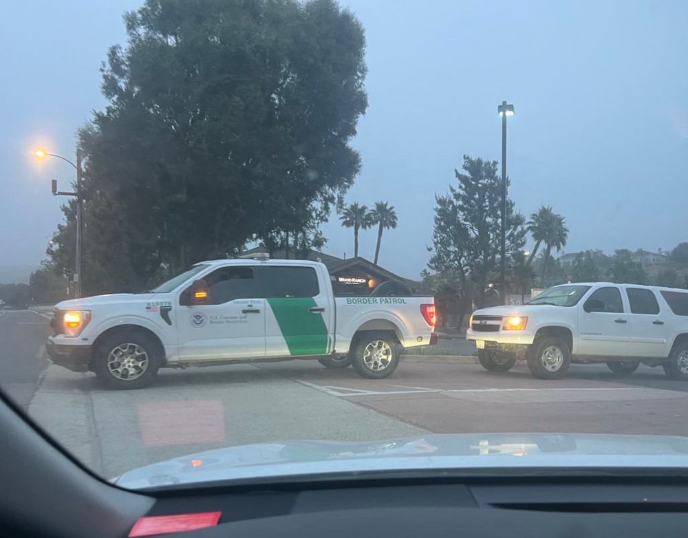 Border Patrol vehicles