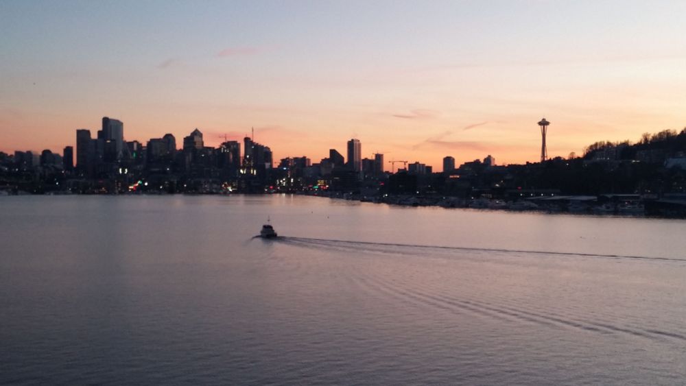 Seattle skyline from South Lake Union