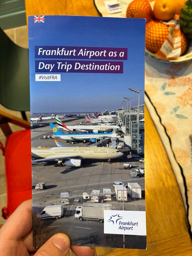 Frankfurt airport day trip brochure 