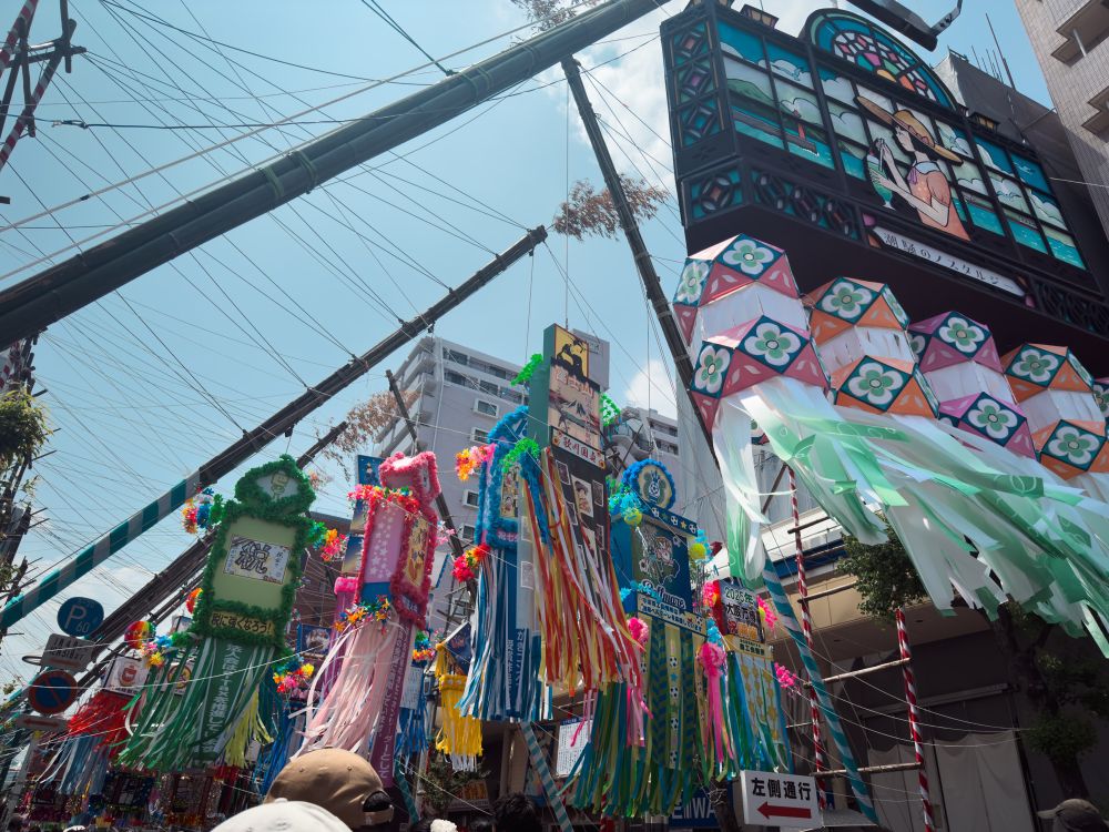 第73回湘南ひらつか七夕まつりの飾り