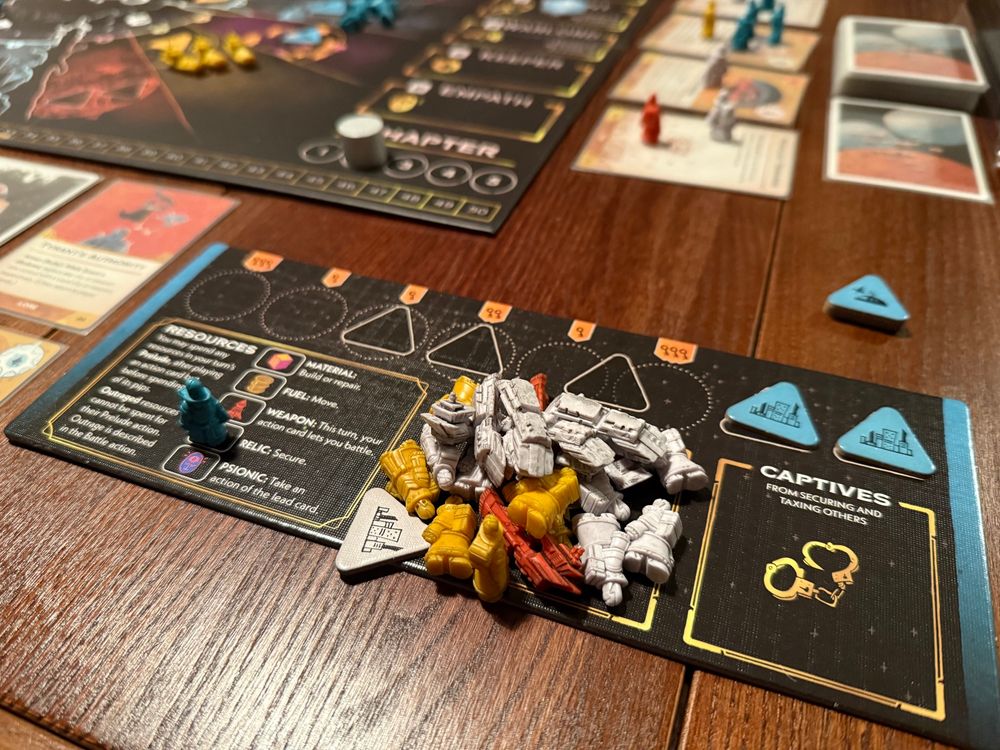 Arcs board game from Leder Games. And as usual, this game comes with great artwork by Kyle Ferrin. 