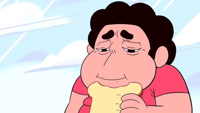 Sad Steve eatin’ his sammich 