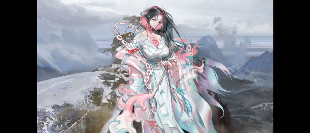 アークナイツのスクリーンショット。美しい女性。