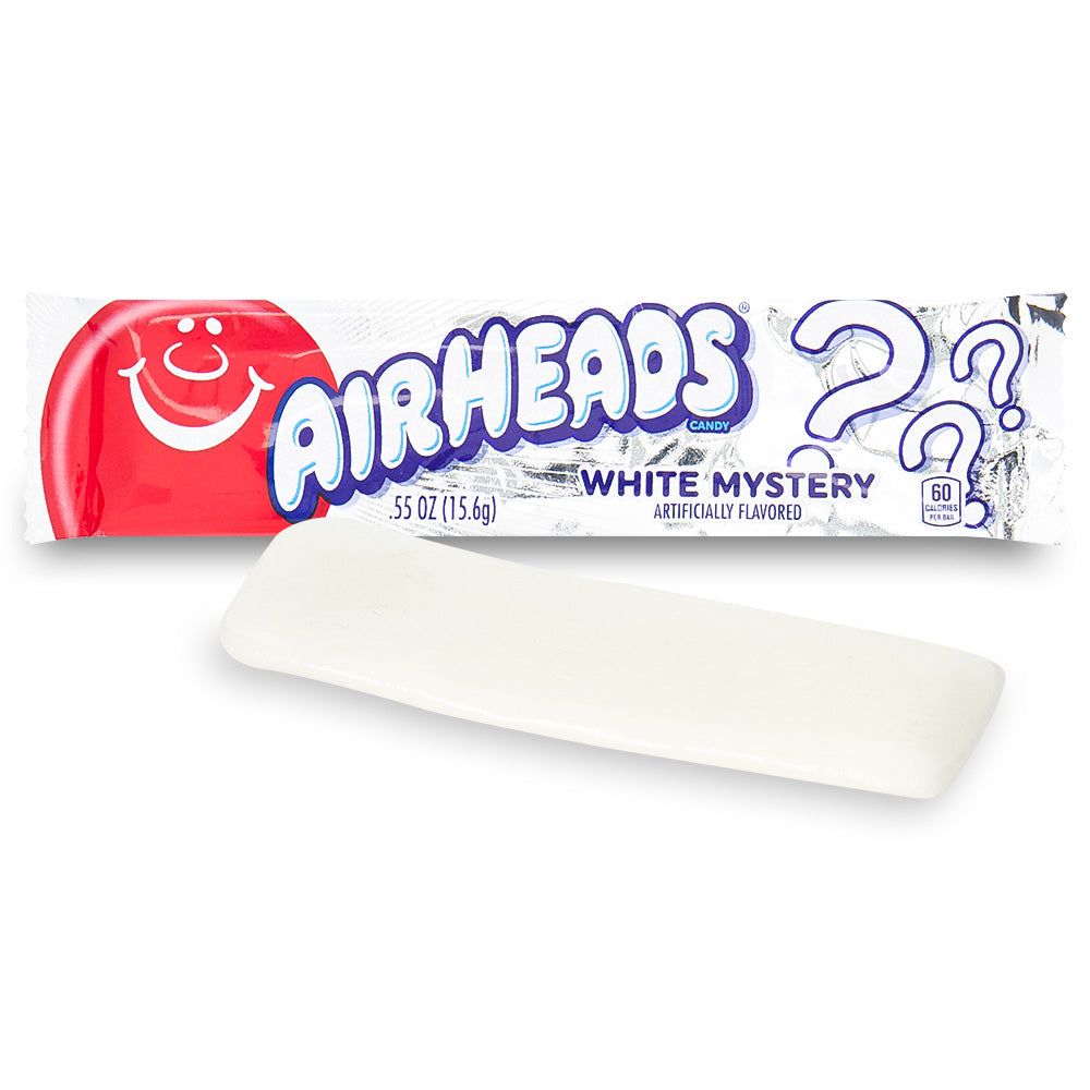 White Mystery flavored Air Head candy 