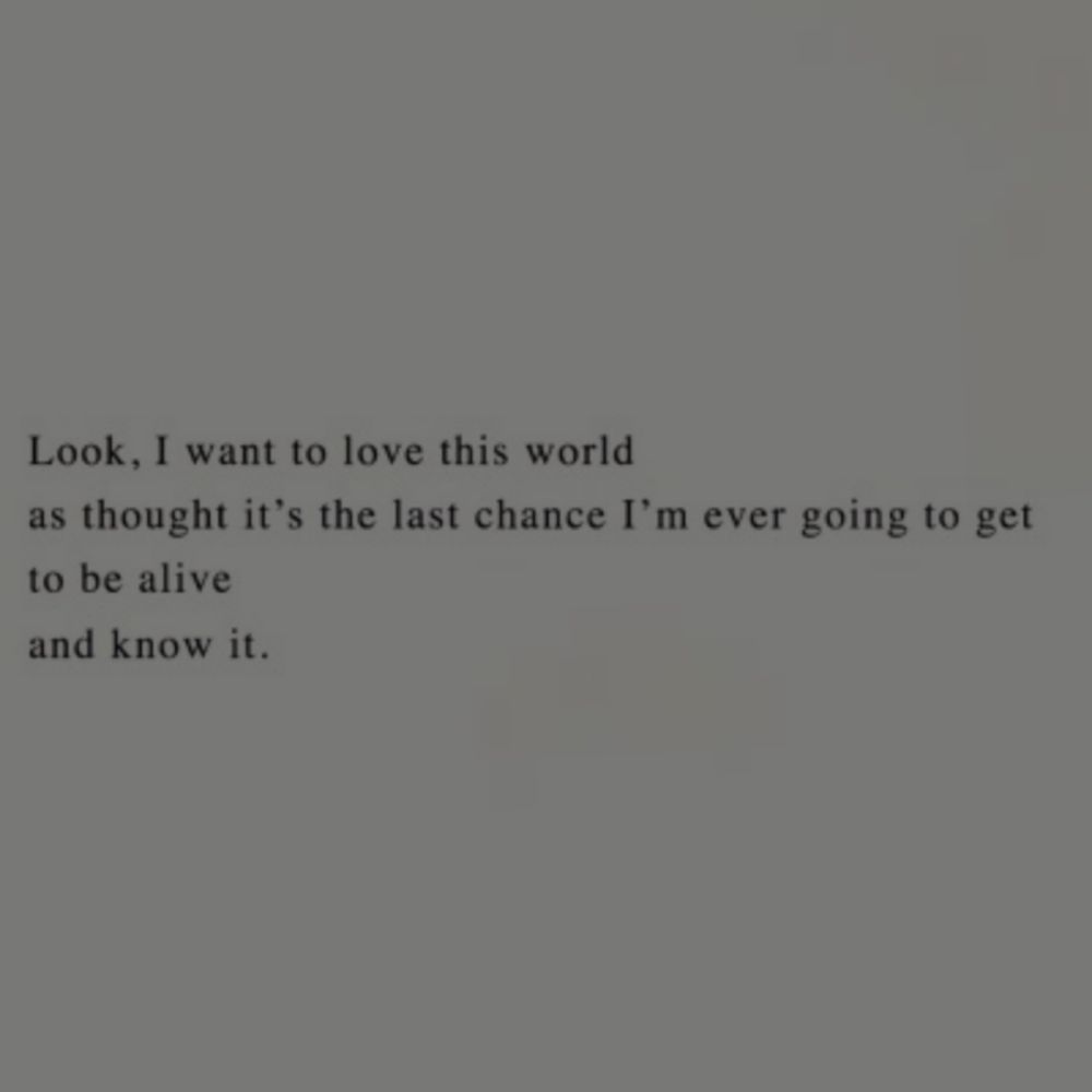 Mary Oliver ; From October