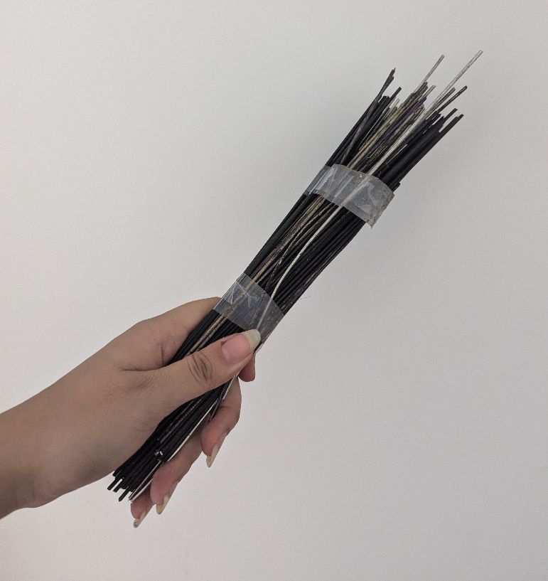 a bundle of stuff wire