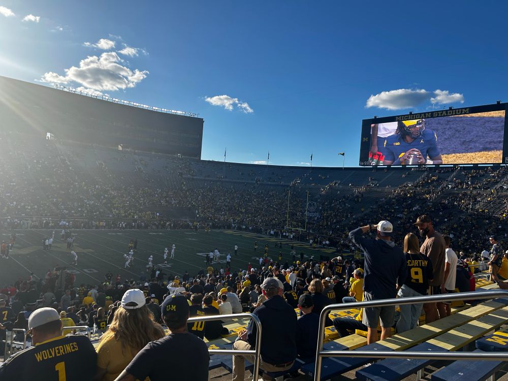 Michigan stadium. The Big House. 