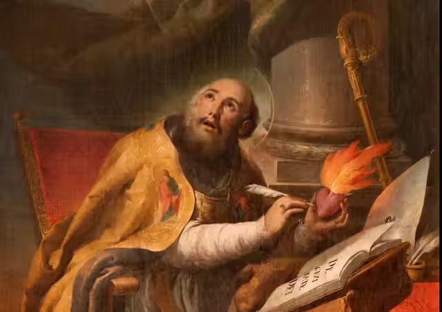 Painting of St Augustine