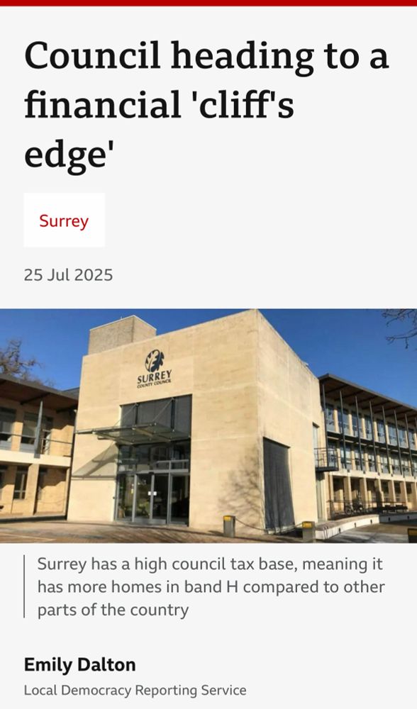 Council heading to a financial 'cliff's edge'