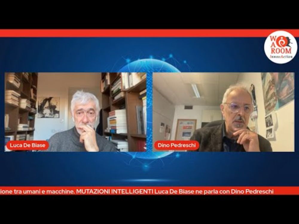 War Room InnovAction - Luca De Biase dialoga con Dino Pedreschi
