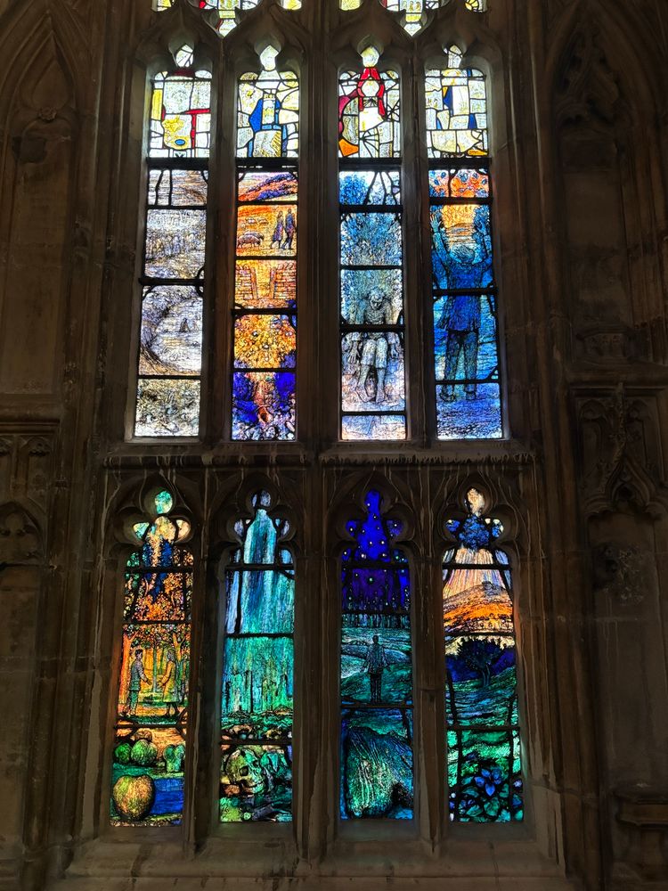 Stained glass window