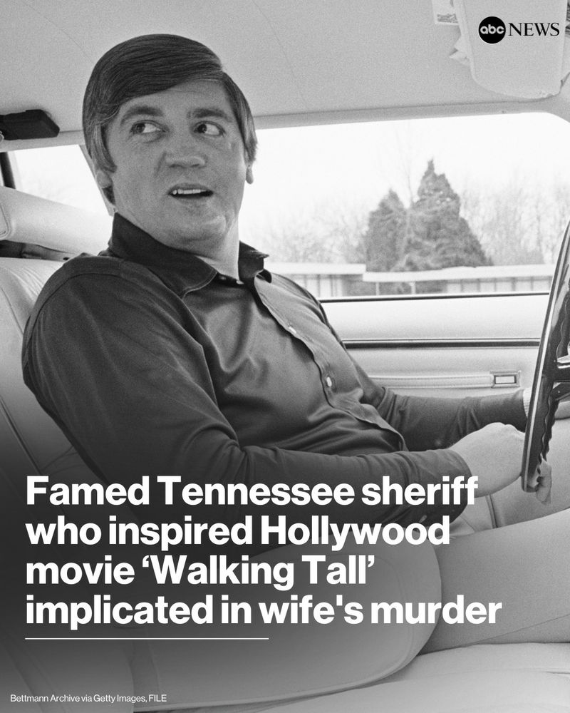 It was long believed that Pauline Mullins Pusser, wife of legendary Tennessee Sheriff Buford Pusser, was shot and killed in an ambush meant for her husband, but new evidence suggests that it was the late sheriff who killed his wife. Read more: https://abcnews.go.com/US/famed-sheriff-inspired-walking-tall-movie-implicated-wifes/story?id=125126955