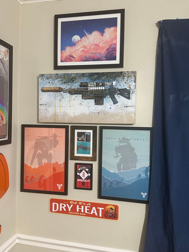 Too tired to write here. It’s pictures of destiny 2 related stuff 