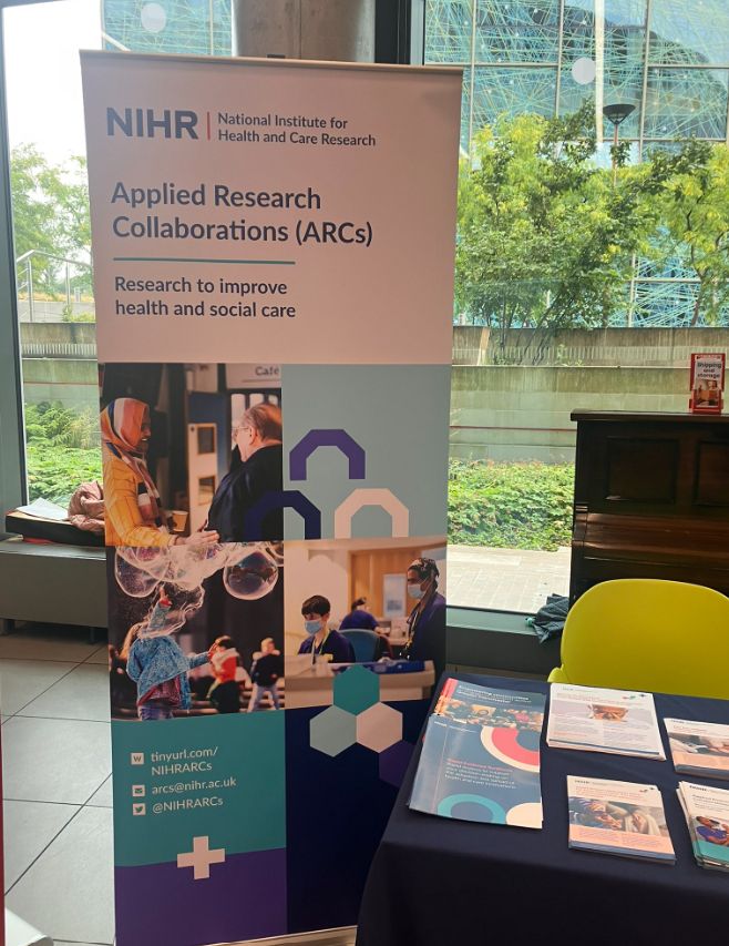 NIHR Applied Research Collaborations (ARCs) national stand at the Health Services Research UK (HSR UK) Conference 2025