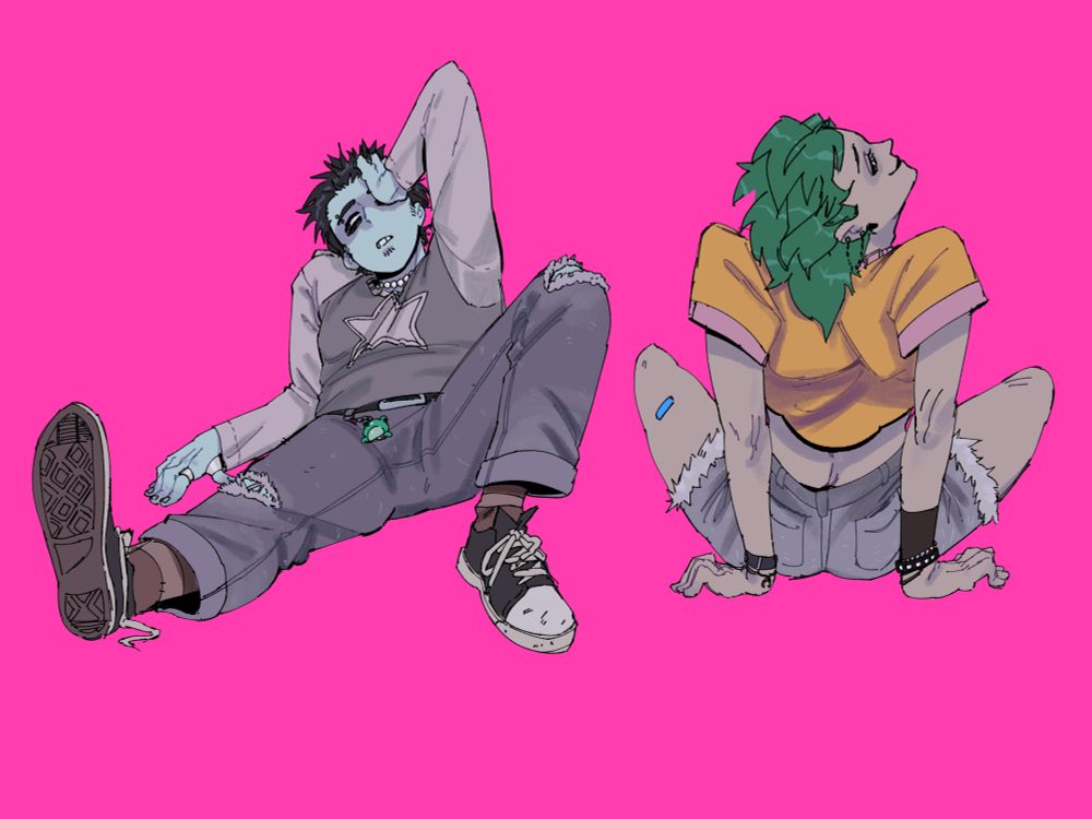Digital original character illustration clip studio digital art