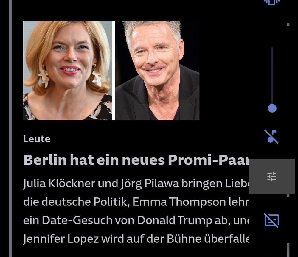 Ein Bild von 2 unbedeutenden C-Promis:

Julia Klöckner und Jörg Pilawa