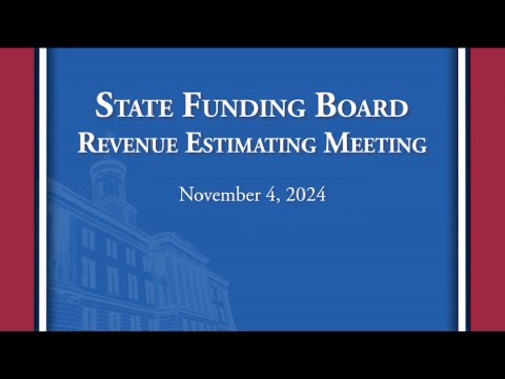State Funding Board Revenue Estimating Meeting - 11/4/2024