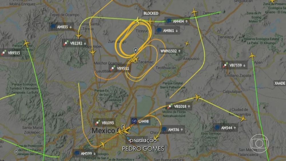 Avião de Lula pousa no México após problema técnico forçar voltas em torno do aeroporto por mais de 4h