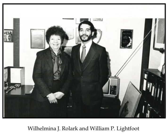 Wilhelmina J. Rolark and William P. Lightfoot