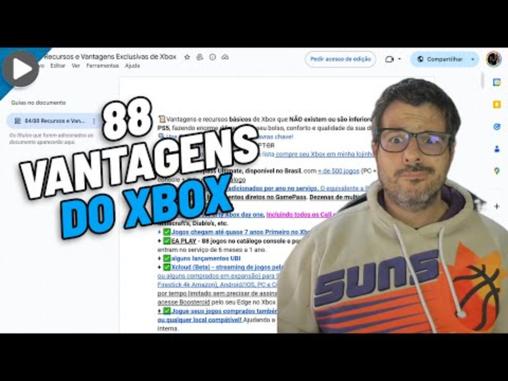 REAGINDO AO DOC DE 88 VANTAGENS DO XBOX DA NANDA JOJO