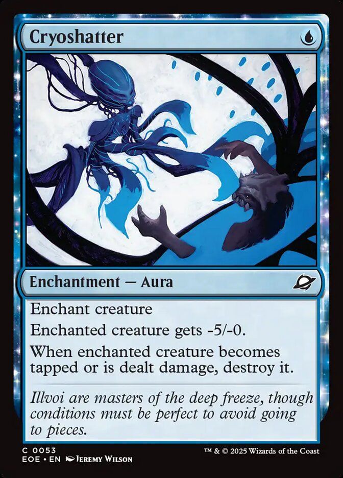 The Magic the gathering card Cryoshatter