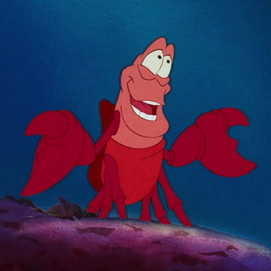 Sebastian. A crab.