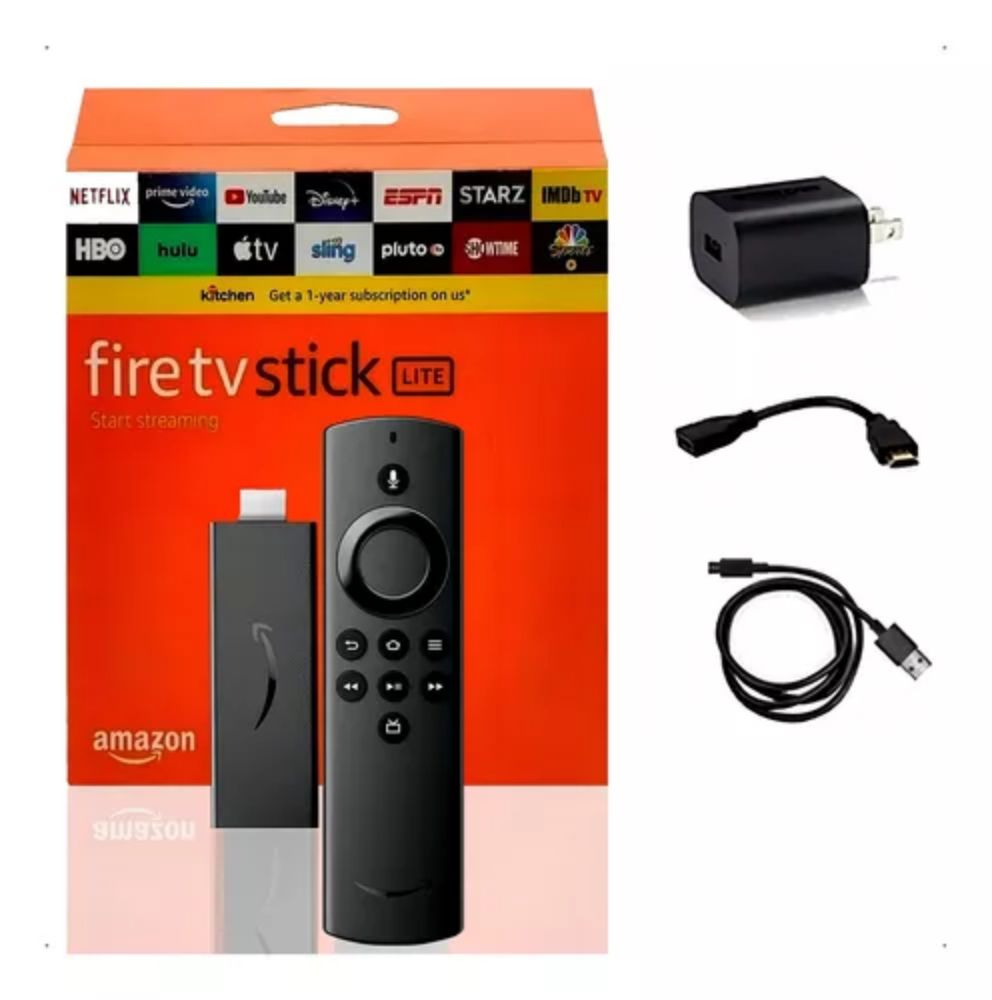 Amazon Fire Tv Stick Lite 2 Geração Com Atalho Preto