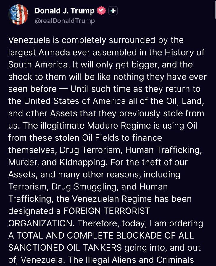 Trump fake reasons to seize Venezuela oil