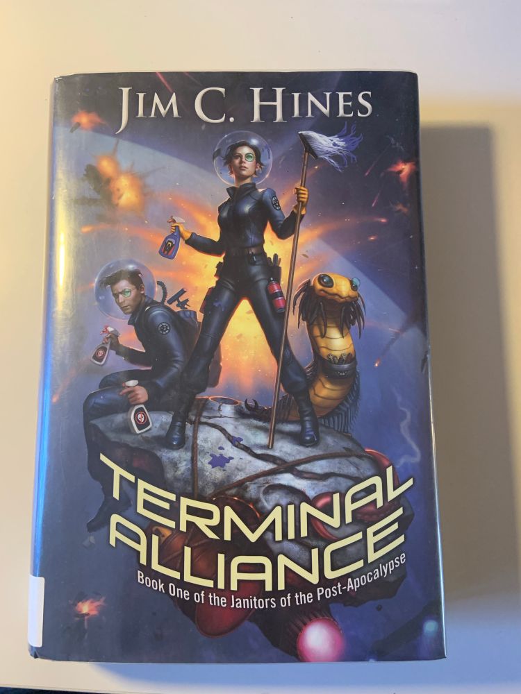 The cover of Jim Hines’ novel, “Terminal Alliance.”