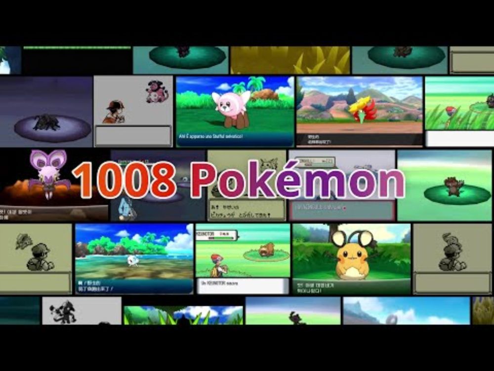 One Thousand Pokémon! 🥳