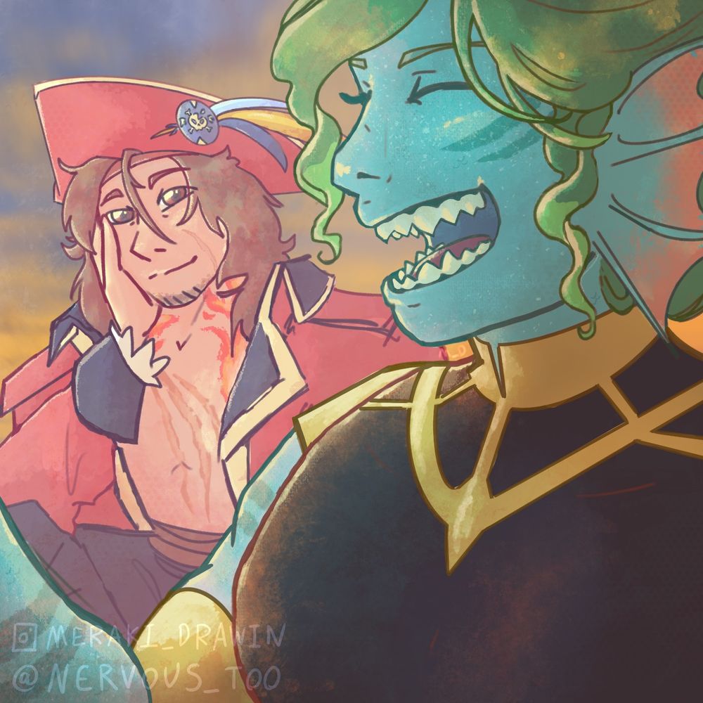 Jrwi Chip looking fondly at gillian 