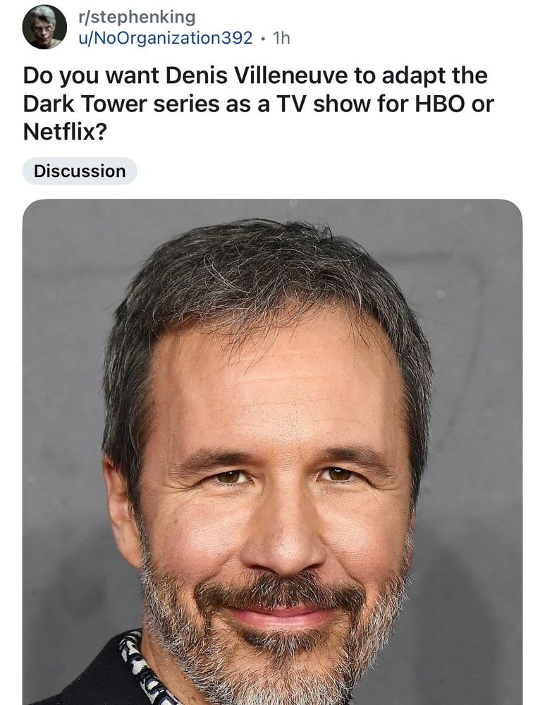 Reddit post asks if Denis Villeneuve should direct Stephen King’s Dark Tower.