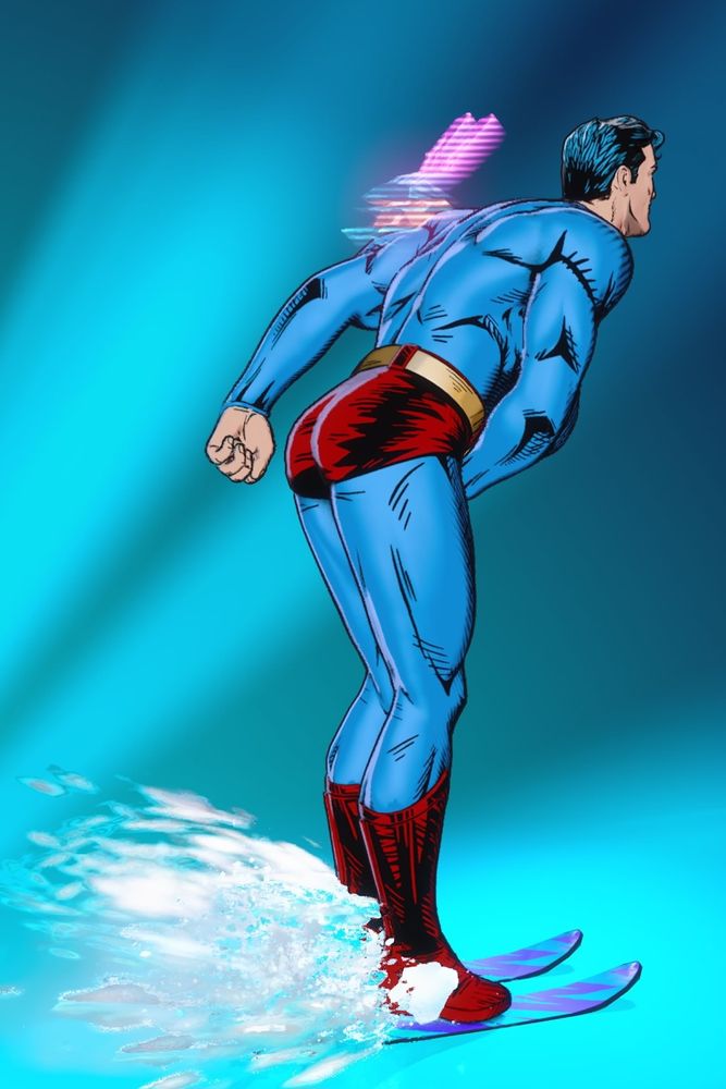 Superman emoting 
