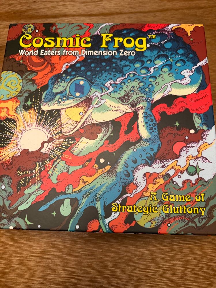 Cosmic Frog board game box cover photo

