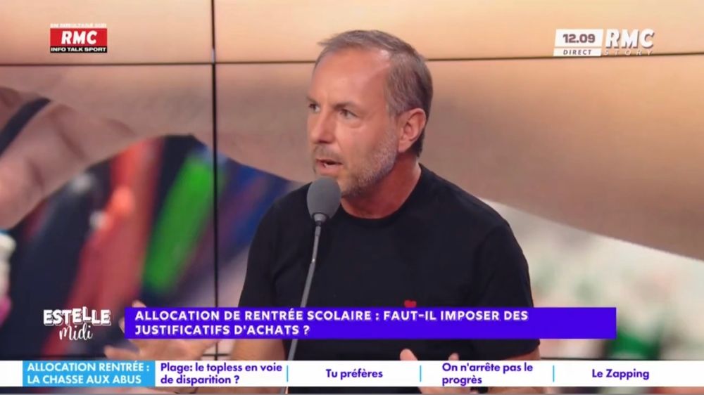 Jean-Philippe Doux (libraire, animateur, journaliste, apparemment aussi conteur) dans l'émission 