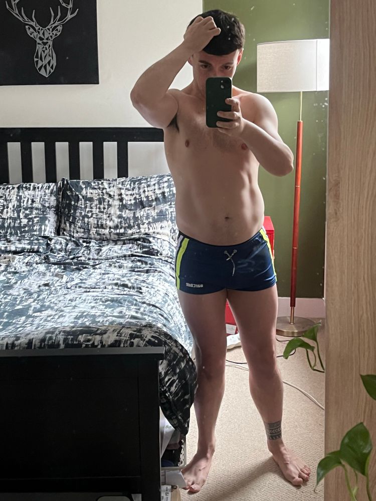 Another thotty picture taken in a mirror wearing shorts that are too small