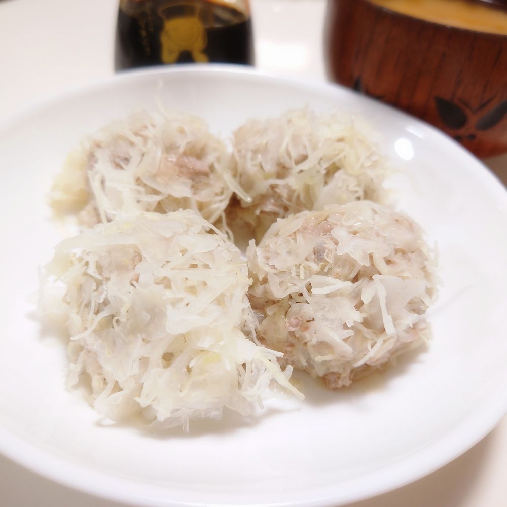 今日の夕飯のキャベツ焼売