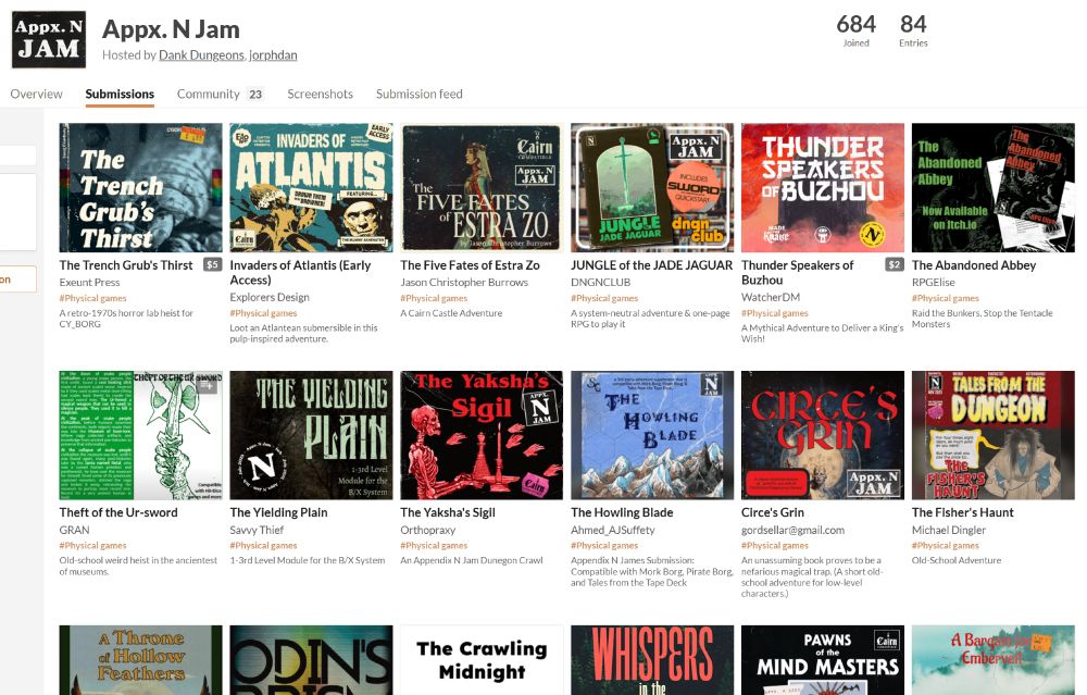 screenshot of the top 10 entries