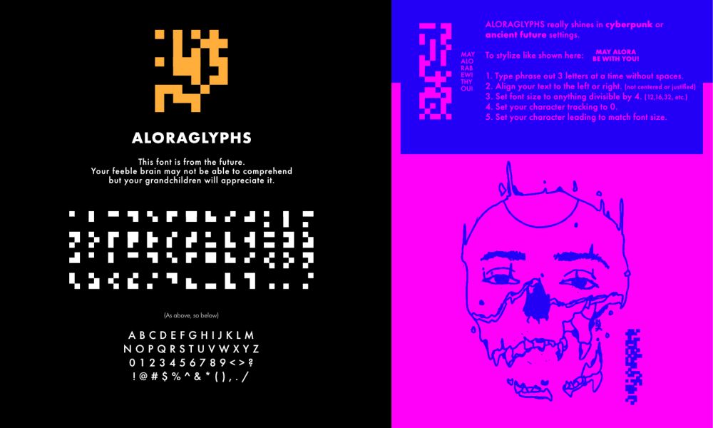 the aloraglyphs break down. and a small tutorial on how to achieve a barcode-like effect. 
