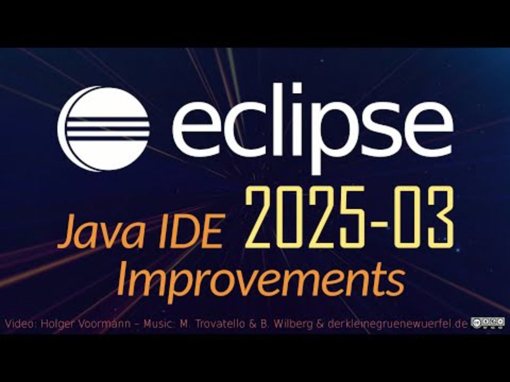 Eclipse 2025-03 Java IDE Improvements